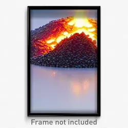 Pixel Art Poster - Animated Heap (8 Bit Psychedelic Trippy Video Game Print)