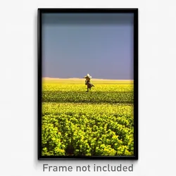 Pixel Art Poster - Vast Crop (8 Bit Psychedelic Trippy Weird Video Game Print)
