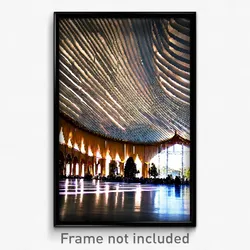 Pixel Art Poster - Massive Pavillion (8 Bit Psychedelic Trippy Video Game Print)