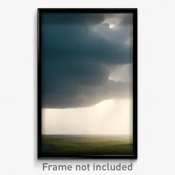 Pixel Art Poster - Unknown Storm (8 Bit Psychedelic Trippy Video Game Print)