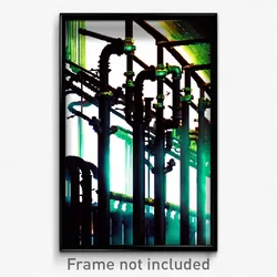 Pixel Art Poster - Great Pipes (8 Bit Psychedelic Trippy Weird Video Game Print)