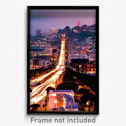 Pixel Art Poster - Coarse San Francisco (8 Bit Psychedelic Video Game Print)
