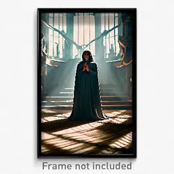 Pixel Art Poster - Neglected Sanctum (8 Bit Psychedelic Trippy Video Game Print)