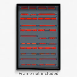 Pixel Art Poster - Simple Smithy (8 Bit Psychedelic Trippy Video Game Print)