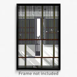Pixel Art Poster - Puny Prison (8 Bit Psychedelic Trippy Weird Video Game Print)