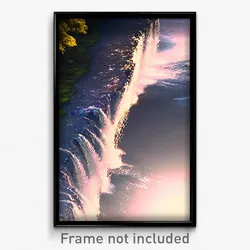 Pixel Art Poster - Noted Stream (8 Bit Psychedelic Trippy Video Game Print)
