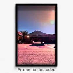 Pixel Art Poster - Average Mesa (8 Bit Psychedelic Trippy Video Game Print)