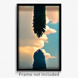 Pixel Art Poster - Unnatural Country (8 Bit Psychedelic Trippy Video Game Print)