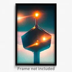 Pixel Art Poster - Authentic Relicry (8 Bit Psychedelic Trippy Video Game Print)