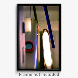 Pixel Art Poster - Calm Tube (8 Bit Psychedelic Trippy Weird Video Game Print)