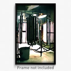 Pixel Art Poster - Glaring Drying Machine (8 Bit Psychedelic Video Game Print)