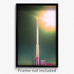 Pixel Art Poster - Zany Shaft (8 Bit Psychedelic Trippy Weird Video Game Print)