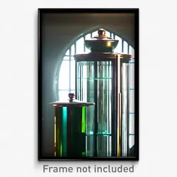 Pixel Art Poster - Made Up Glass (8 Bit Psychedelic Trippy Video Game Print)