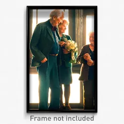 Pixel Art Poster - Elderly Hold (8 Bit Psychedelic Trippy Video Game Print)