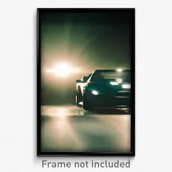 Pixel Art Poster - Shady Backdrifting (8 Bit Psychedelic Video Game Print)