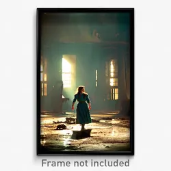 Pixel Art Poster - Grimy Dais (8 Bit Psychedelic Trippy Weird Video Game Print)