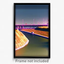 Pixel Art Poster - Well Made Dike (8 Bit Psychedelic Trippy Video Game Print)
