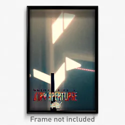 Pixel Art Poster - Wiry Aperture (8 Bit Psychedelic Trippy Video Game Print)