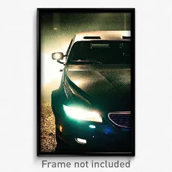 Pixel Art Poster - Dark Austin (8 Bit Psychedelic Trippy Weird Video Game Print)