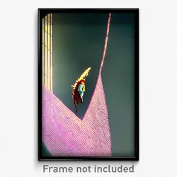 Pixel Art Poster - Stained Chute (8 Bit Psychedelic Trippy Video Game Print)