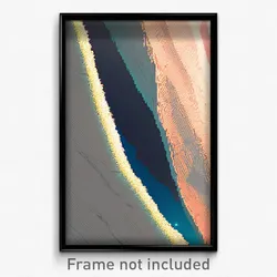 Pixel Art Poster - Pristine Crack (8 Bit Psychedelic Trippy Video Game Print)