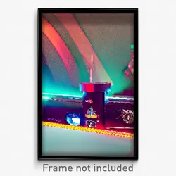 Pixel Art Poster - Awesome Tube (8 Bit Psychedelic Trippy Video Game Print)