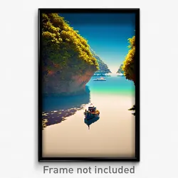 Pixel Art Poster - Rare Bay (8 Bit Psychedelic Trippy Weird Video Game Print)