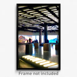 Pixel Art Poster - Whopping Museum (8 Bit Psychedelic Trippy Video Game Print)