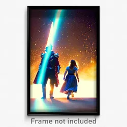 Pixel Art Poster - Imaginative Wild (8 Bit Psychedelic Trippy Video Game Print)