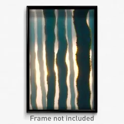 Pixel Art Poster - Wavy Aerie (8 Bit Psychedelic Trippy Weird Video Game Print)