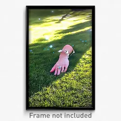 Pixel Art Poster - Whopping Fairy Ring (8 Bit Psychedelic Video Game Print)