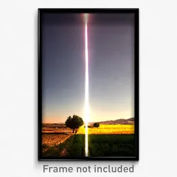 Pixel Art Poster - Rural Madrid (8 Bit Psychedelic Trippy Video Game Print)