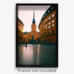 Pixel Art Poster - Unimaginable Stockholm (8 Bit Psychedelic Video Game Print)