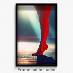 Pixel Art Poster - Barren Leg (8 Bit Psychedelic Trippy Weird Video Game Print)