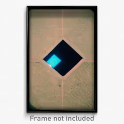 Pixel Art Poster - Dangerous Square (8 Bit Psychedelic Trippy Video Game Print)