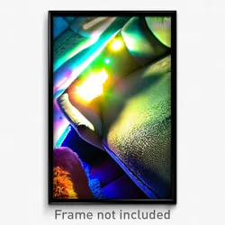 Pixel Art Poster - Plush Couch (8 Bit Psychedelic Trippy Weird Video Game Print)