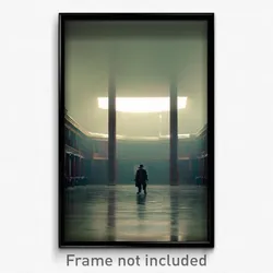 Pixel Art Poster - Deserted Relicry (8 Bit Psychedelic Trippy Video Game Print)