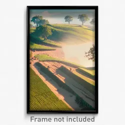 Pixel Art Poster - Negligible Earthworks (8 Bit Psychedelic Video Game Print)