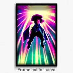 Pixel Art Poster - Humongous Gambit (8 Bit Psychedelic Trippy Video Game Print)