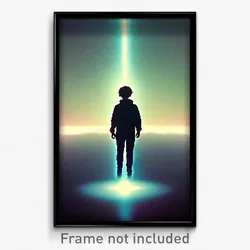 Pixel Art Poster - Crazy Void (8 Bit Psychedelic Trippy Weird Video Game Print)