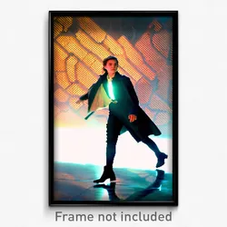Pixel Art Poster - Harmonious Trench (8 Bit Psychedelic Trippy Video Game Print)