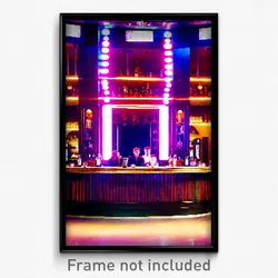 Pixel Art Poster - Spectacular Bar (8 Bit Psychedelic Trippy Video Game Print)