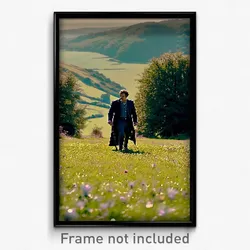 Pixel Art Poster - Cool Downland (8 Bit Psychedelic Trippy Video Game Print)