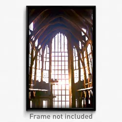 Pixel Art Poster - Enchanting Granary (8 Bit Psychedelic Video Game Print)