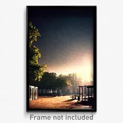 Pixel Art Poster - Grimy Park (8 Bit Psychedelic Trippy Weird Video Game Print)