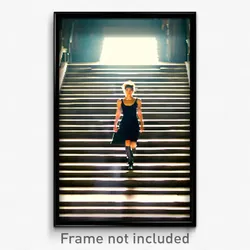 Pixel Art Poster - Valuable Steps (8 Bit Psychedelic Trippy Video Game Print)