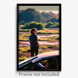 Pixel Art Poster - Candid Land (8 Bit Psychedelic Trippy Weird Video Game Print)