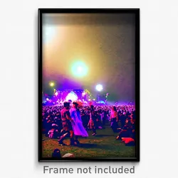 Pixel Art Poster - Zealous Festival (8 Bit Psychedelic Trippy Video Game Print)
