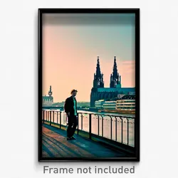 Pixel Art Poster - Wide Cologne (8 Bit Psychedelic Trippy Video Game Print)
