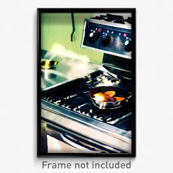 Pixel Art Poster - Hard To Find Stove (8 Bit Psychedelic Video Game Print)